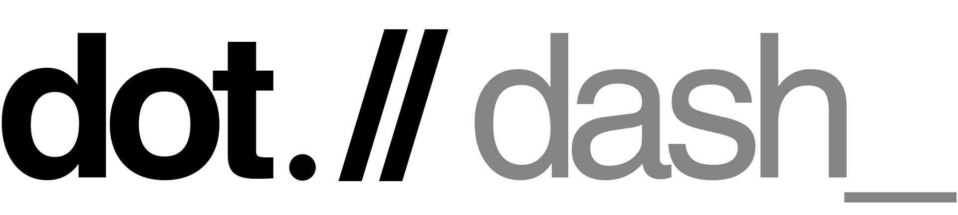 Dot Dash logo light large